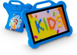 Quality4Less™ - Kindertablet 10.1 Inch - Android 13.0 - Ouderlijk toezicht - 64GB Geheugen - 5000mAh - Tablet voor kinderen vanaf 3 jaar - Blauw — thumbnail 1