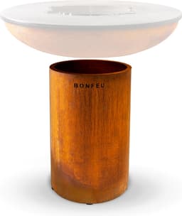BonFeu BonBiza XL Corten Dicht - Buitenkoken - Plancha Bakken Plancha BBQ - 98x98x102 cm — thumbnail 2