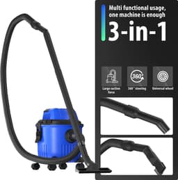 Mygroot - Industriële stofzuiger- zuig nat en droog - 4800 w - krachtige zuigkracht - zakloos, 15 liter capaciteit. — thumbnail 2