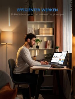 ARZOPA Draagbare Monitor voor Laptop – Portable Monitor 15,6 Inch – Draagbaar Scherm 1080FHD – HDMI/Type-C/USB-C – Extra Scherm Laptop – Laptop Scherm Uitbreider – Energiezuinig – ps5 Monitor - Tweede Scherm Laptop - met Krachtige Luidsprekers — thumbnail 5