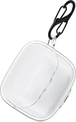 kwmobile Earphones Case for JBL Tune Flex Case - Clear TPU Silicone Earbuds Cover - Transparent — thumbnail 2