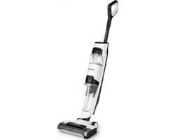 4Swiss Smart stofzuiger VC024, snoerloze stofzuiger met dweilfunctie, nat- en droogzuiger met dubbele tank, zelfreinigende functie, LED-display