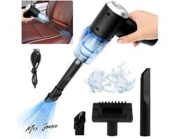 Mrs. Jones Handstofzuiger 998 Pa USB-oplaadbaar draagbaar licht 120 W mini stofzuiger - draagbare autostofzuiger voor buiten schoonmaken - kantoor en dierenharen .