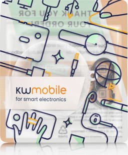 kwmobile Earphones Case for Huawei FreeBuds 3 Case - Clear TPU Silicone Earbuds Cover - Transparent — thumbnail 3