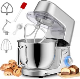 Deegmachine - Deegmixer - Kneedmachine Keukenmachine - Kneedmachine - Deegkneder - Deeghaak - Kneedhaak - Keukenmixer - Keukenmachine - Keukenmixer Met Mengkom - Keukenmixer Machine - Mixer Met Mengkom - Keukenrobot - Keukenmachines - 7.2 Liter — thumbnail 1