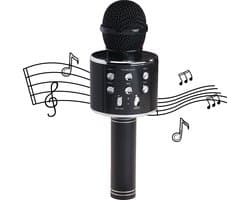 Denver Karaoke Microfoon Bluetooth - Draadloos - Karaoke Set - Ingebouwde Speaker - AUX - MicroSD - KMS20 - Zwart
