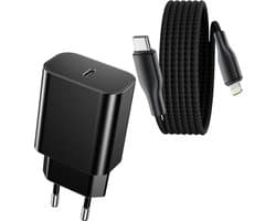 Snellader Set geschikt voor iPad en iPhone - Oplader - 3 Meter