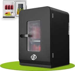 Equivera Mini Fridge for Drinks - Kleine Koelkast - Mini Koelkasten - Minibar - Mini Fridge - Mini Koelkast - Mini Koelkastje - Must have voor in Huis! — thumbnail 1