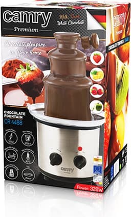 Camry Chocoladefontein - 3 levels - RVS — thumbnail 5