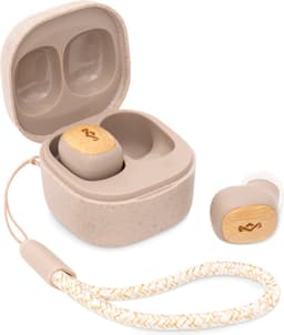 House of Marley Smile Jamaica TWS Draadloze Oordopjes - Bluetooth Oortjes Draadloos - 14 uur Batterijduur - Met Microfoon - Gemaakt van Duurzame Materialen - Cream — thumbnail 1