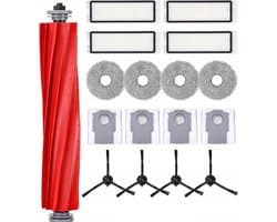 GROOT KIT met onderdelen compatibel met Roborock Q Revo - filters borstels zakken - Hoogwaardige vervanging voor: Roborock: Q Revo - 17 onderdelen - hier is alles! Accessoires voor Roborock Q Revo reserveonderdelen