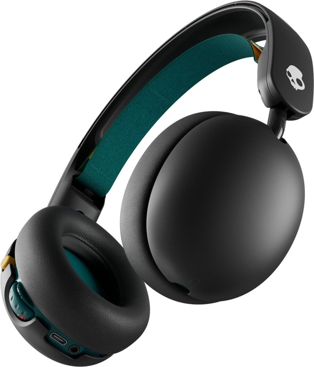Skullcandy Grom - Bluetooth Koptelefoon - Koptelefoon voor Kinderen - Draadloze Hoofdtelefoon - Over-Ear - Microfoon - Lichtgewicht - Zwart — afbeelding 1