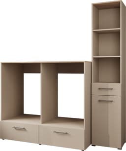 Wasmachine kast Rowley 2 - Beige — thumbnail 3