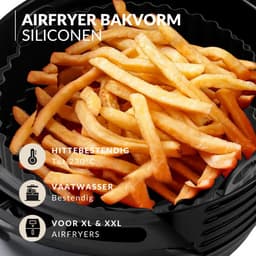 Keufens Airfryer Siliconen Bakje - Airfryer Accessoires - Airfryer Bakvorm - XL en XXL - Ø 20cm — thumbnail 2