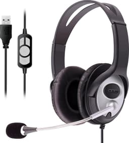 USB Headset Koptelefoon met Microfoon voor Thuiswerken en Gaming op PC, Laptop, Gameconsole en Tablet — thumbnail 1