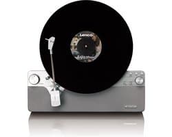 Lenco Platenspeler - Verticale Platenspeler - Volledig automatisch - Bluetooth - LSA-071SI - Grijs