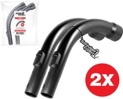 2x Vervangende Handgreep geschikt voor O.a. Miele C1, C2, S2000, S4000, S5000, S6000, S8000, S2, S4, S5, S6 en S8 series - Pistoolgreep van hoge kwaliteit - Simpel zelf uw greep vervangen van uw stofzuiger!