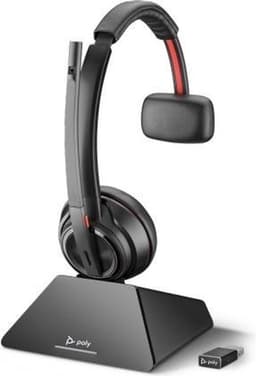POLY Savi 8210 UC Headset Draadloos Hoofdband Kantoor/callcenter USB Type-C Oplaadhouder Zwart — thumbnail 3