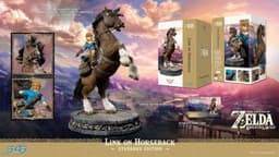First 4 Figures - The Legend of Zelda: Breath of the Wild - Link te Paard Standbeeld 56cm — thumbnail 2