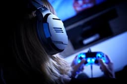 Bigben Stereo Gaming Headset V3 - PS5/PS4 - Zwart/Blauw — thumbnail 9