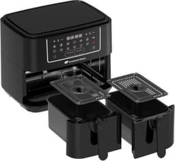 Airfryer Olievrije Friteuse CONTINENTAL EDISON - CERFRSH24002CB - 9 L - Dubbele manden - 2400W - Zwart — thumbnail 5