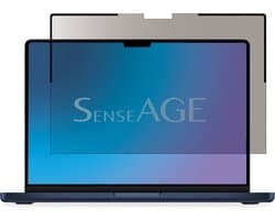 SenseAGE Magnetisch Privacy Filter voor MacBook 15.3 Inch Laptops - Eenvoudig Magnetisch te Bevestigen & Afnemen, Beschermt Privégegevens in Openbare Ruimtes, Beschermt ook Tegen Krassen, Reflectie en Blauw Licht
