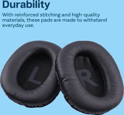 Vervangende Oorkussens voor Logitech G Pro, G Pro X, G Pro X 2, G Pro X SE Hoofdtelefoons van MMOBIEL – Memory Foam en Protein PU Koptelefoon Oorkussens - Noise Isolation Earpads – Zwart — thumbnail 5