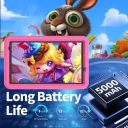 Elementkey Ai-Kids Pro - 8 Inch Kindertablet Android 13, 128GB - 8GB ram - Opslag en Schokbestendige Behuizing Kinderen - Blauw — thumbnail 4