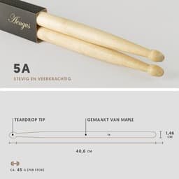 Drumstokken 5A Maple — thumbnail 3