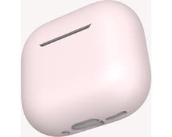 Hoesje in het Roze geschikt voor Apple AirPods 4 - TCH - Beschermhoes - Siliconen - Case - Soft case