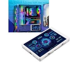 35 Inch IPS USB Mini-scherm AIDA64 Computer Temp Monitor Draagbaar Oogbescherming PC CPU Data Monitor 320 X 480 (Wit) - Monitor voor Computer Temperatuurmeting .