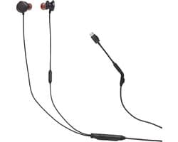 JBL Quantum 50C - USB-C Oordopjes voor iPhone 15, 16 & 17 - In-ear Headset met Microfoon - Inclusief 3.5 mm naar USB-C Adapter - Voor Samsung, Laptop & Console - Zwart