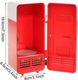 Equivera Mini Fridge for Drinks - Kleine Koelkast - Mini Koelkasten - Minibar - Mini Fridge - Mini Koelkast - Mini Koelkastje - Must have voor in Huis! — thumbnail 3