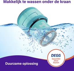 DEGG - HEPA filter geschikt voor Dyson V15 - Wasbaar - Vervangt Dyson V15 filter - Onderdelen - Premium Kwaliteit - 2 STUK(S) — thumbnail 4