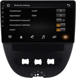 Autoradio geschikt voor Citroën C1 (2005-2014) - Met Apple CarPlay, Android Auto, Navigatie & Radio! — thumbnail 1