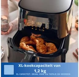 Airfryer XL HD9280/70 Friteuse met Aansluiting — thumbnail 3
