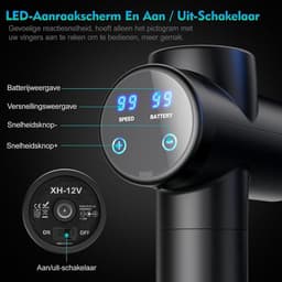ApexArte® Massage Gun Professioneel - Massage Apparaat - Theragun — thumbnail 3