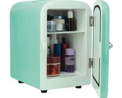 Mini Koelkast - Minibar - Draagbaar - Skincare, Medicijnen, Eten en Drinken - Vrijstaand - Stil en Lichtgewicht - 4 Liter - Groen