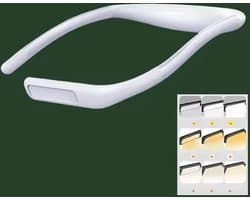 [Flexpert] [leeslampje voor boek] [nek leeslampje oplaadbaar] [wit]