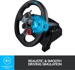 Logitech G29 - Gaming Stuurwiel - Driving Force - Racing + Pedalen - PS4, PS5 & PC — thumbnail 15