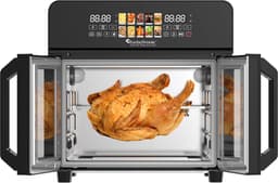 TurboTronic AFO240 Digitale Airfryer en Oven - 23 Liter - Zwart — thumbnail 4