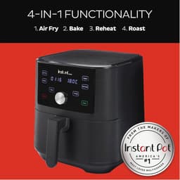 4-in-1 Heteluchtfriteuse 1700W met Mini-Oven en Gezond Koken, 5,7L — thumbnail 2