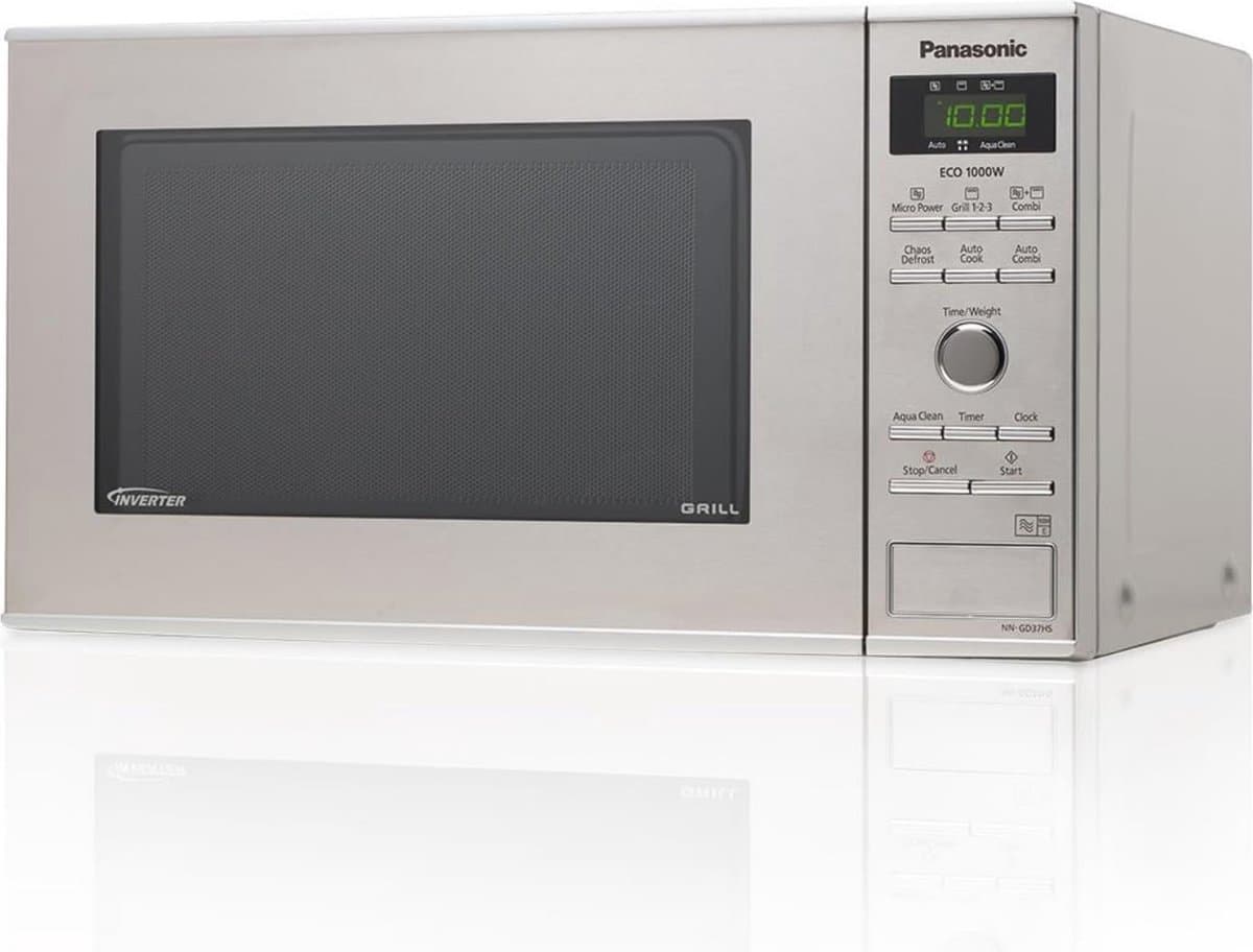 Inverter Magnetron met Grill - 1000 Watt, 23L, Roestvrij Staal — afbeelding 1