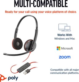 Hoofdtelefoon met microfoon Poly 8X2J9A6 — thumbnail 5