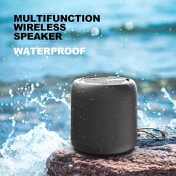 Hoogwaardige Bluetooth speake - Draagbare Bluetooth speaker - Buitenwaterdichte draadloze verbinding TWS - Mini subwoofer - voor familiefeesten en verjaardagscadeaus - Wit — thumbnail 4
