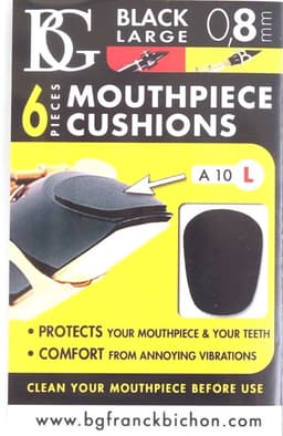 BG Mondstukplakkers 0.8 mm Zwart - Large — thumbnail 1