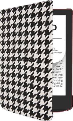 PocketBook Verse Mist Grey + Zwart/wit geruit PocketBook hoesje — thumbnail 8
