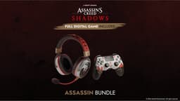 LEXIP Assassin's Creed Shadows "ASSASSIN" Bundel - Draadloze gaming headset en draadloze controller inclusief volledige PC versie game - Exclusief design i.s.m. UBISOFT - Multicolor — thumbnail 4