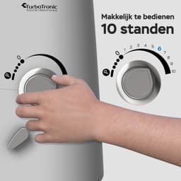TurboTronic TT-007 / Keukenmachine - Staande Keukenmixer- keukenrobot -Foodprocessor - 5 Liter - 2000W - Zilver — thumbnail 4
