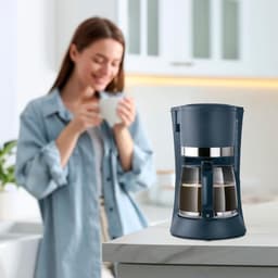 MKSS® Koffiezetapparaat met Thermoskan - Koffiemachines - Donkerblauw — thumbnail 3